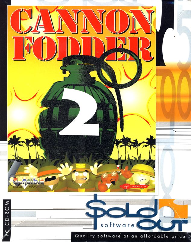 Front Cover for Cannon Fodder 2 (DOS) (Sold Out Software release)