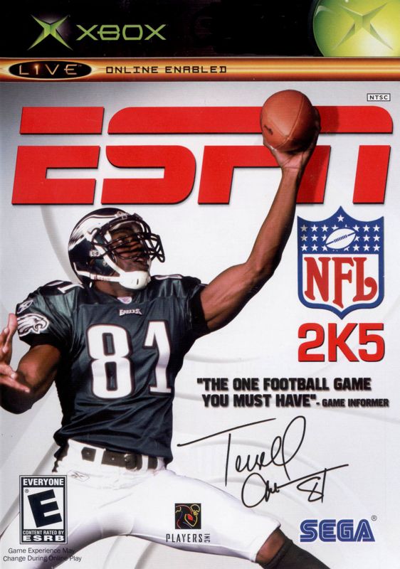 Front Cover for ESPN NFL 2K5 (Xbox)