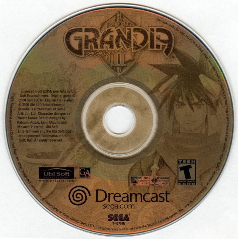 Media for Grandia II (Dreamcast)