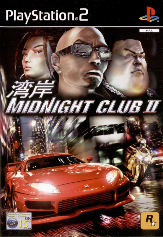 Front Cover for Midnight Club II (PlayStation 2)