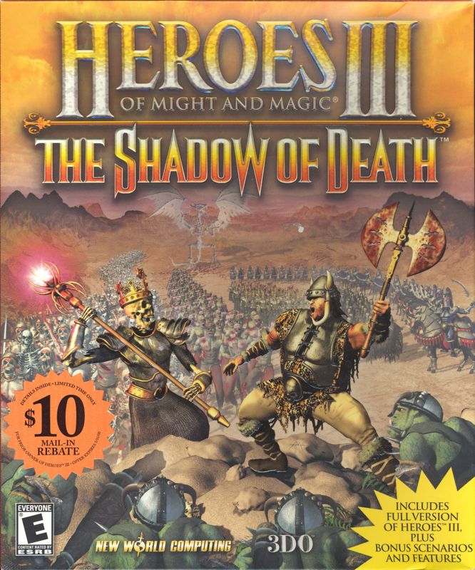 Front Cover for Heroes of Might and Magic III: The Shadow of Death (Windows)