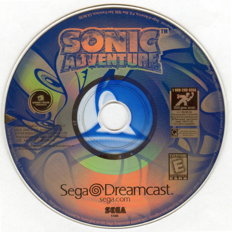 Media for Sonic Adventure (Dreamcast)