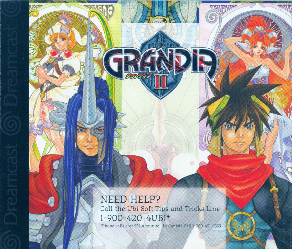 Inside Cover for Grandia II (Dreamcast): Right Inlay