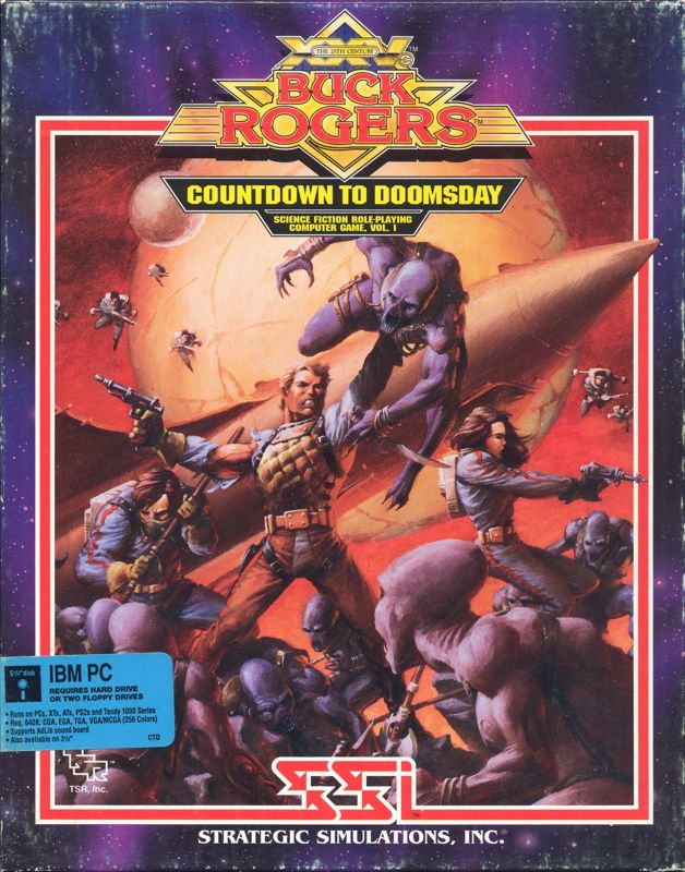 Front Cover for Buck Rogers: Countdown to Doomsday (DOS) (5.25" disk release)