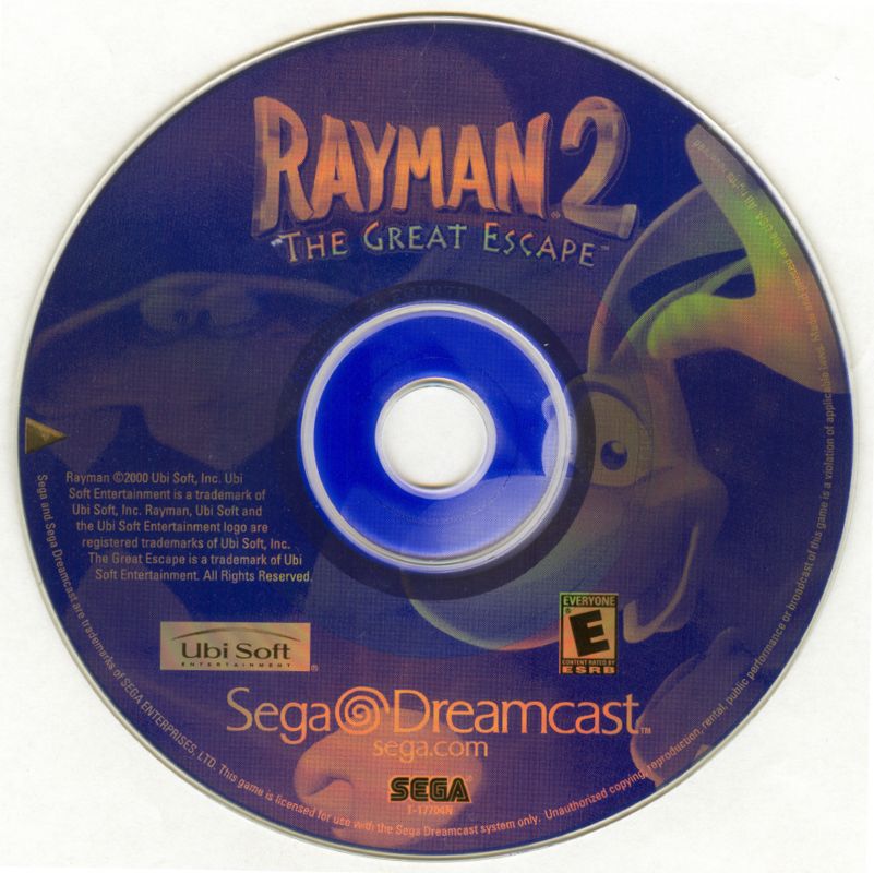 Media for Rayman 2: The Great Escape (Dreamcast)