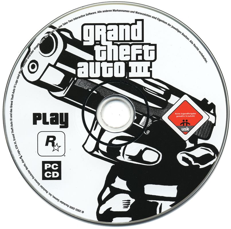 Media for Grand Theft Auto III (Windows) (Budget release): Disc 2