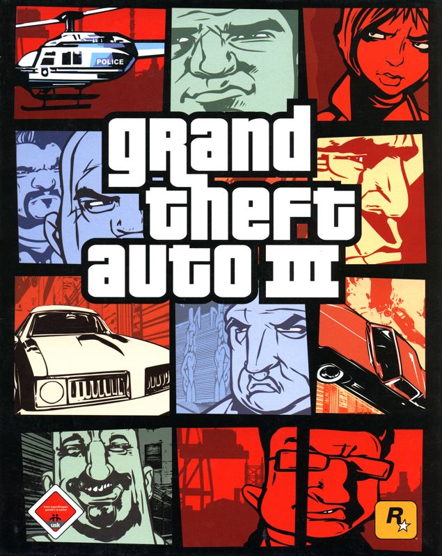 Grand Theft Auto III cover or packaging material - MobyGames