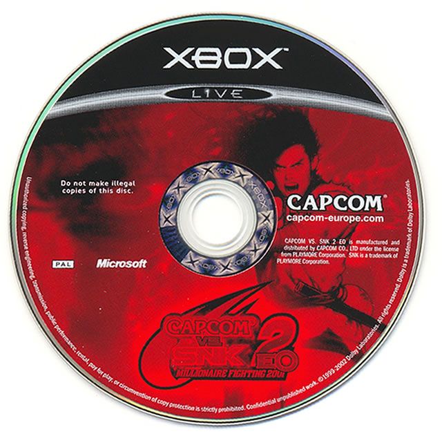 Media for Capcom vs. SNK 2: Mark of the Millennium (Xbox)