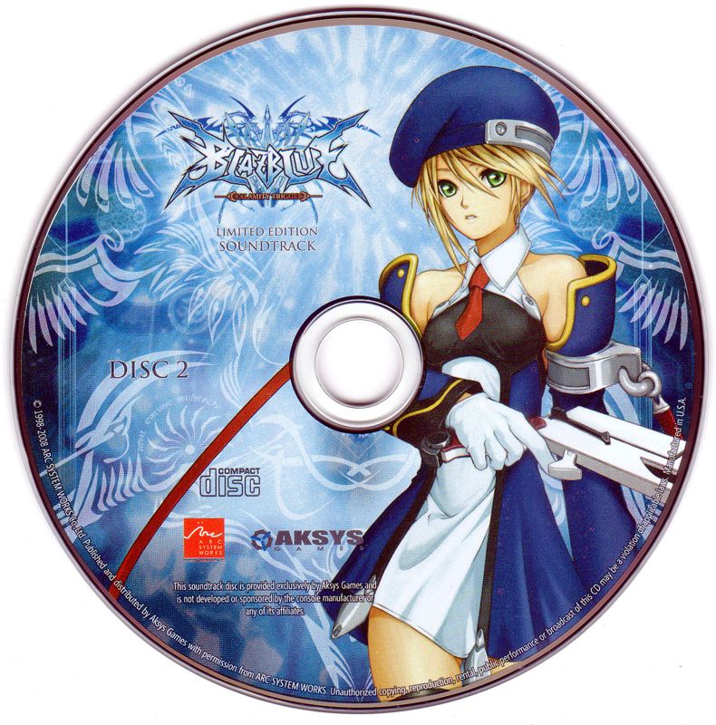 Media for BlazBlue: Calamity Trigger (Limited Edition) (Xbox 360): Soundtrack disc 2