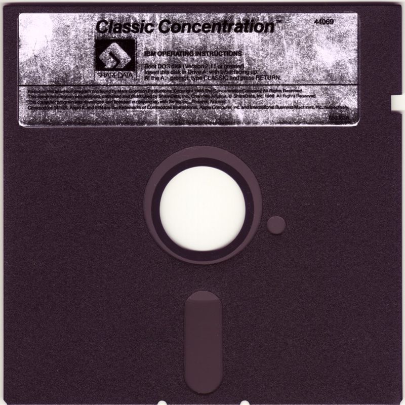 Media for Classic Concentration (DOS)