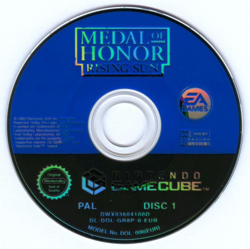 Media for Medal of Honor: Rising Sun (GameCube): Disc 1