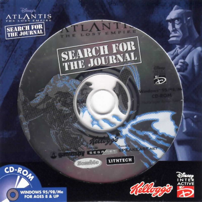 Front Cover for Disney's Atlantis: The Lost Empire - Search for the Journal (Windows) (Mail-in promotional packet)