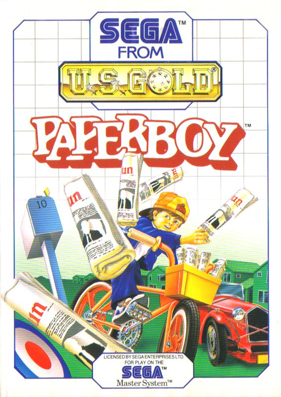 Front Cover for Paperboy (SEGA Master System)