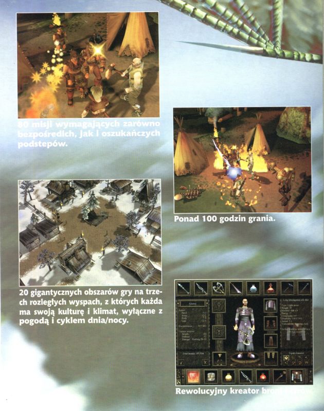 Inside Cover for Evil Islands: Curse of the Lost Soul (Windows): Left Flap