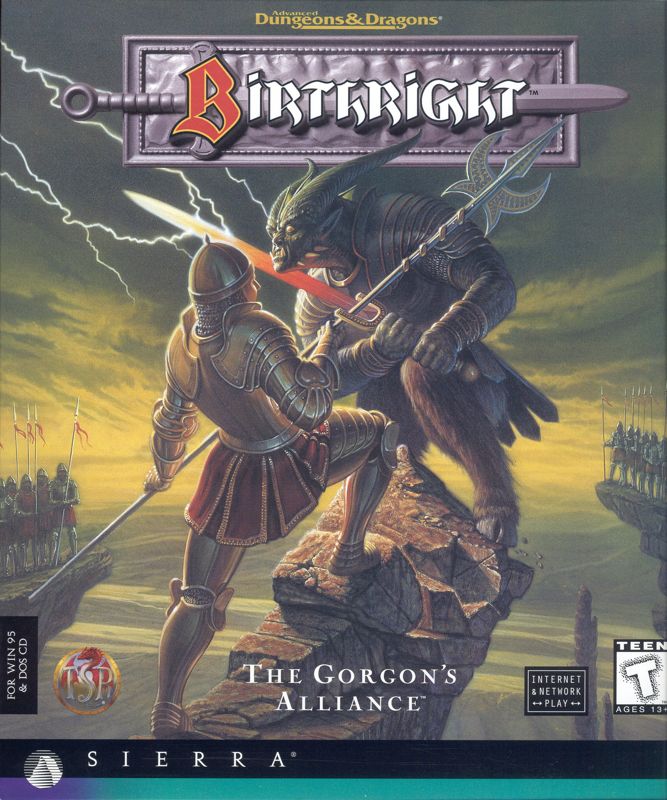 Front Cover for Birthright: The Gorgon's Alliance (DOS and Windows)