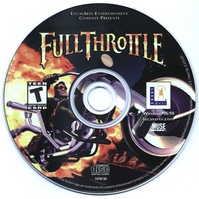 Media for Full Throttle (DOS)