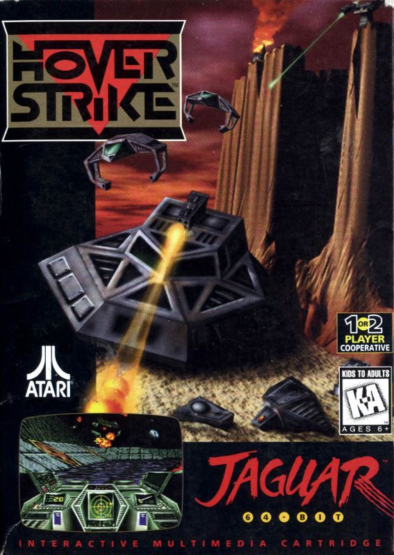 Front Cover for Hover Strike (Jaguar)
