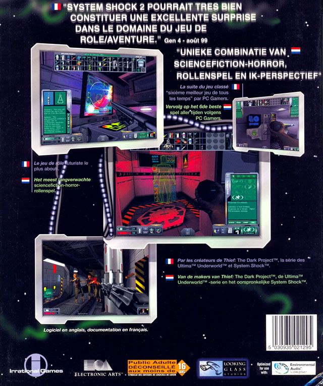 Back Cover for System Shock 2 (Windows)