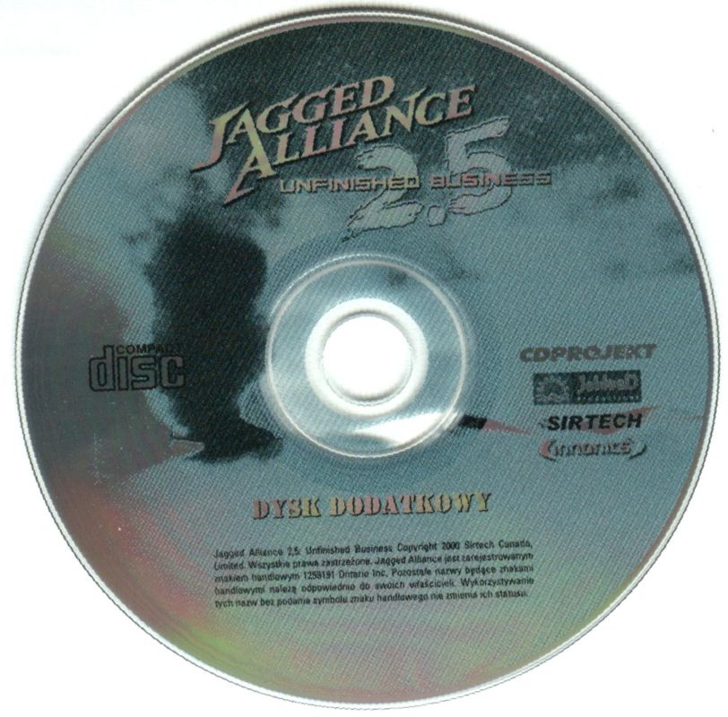 Media for Jagged Alliance 2: Unfinished Business (Windows): Disc 2 - Bonus Disc