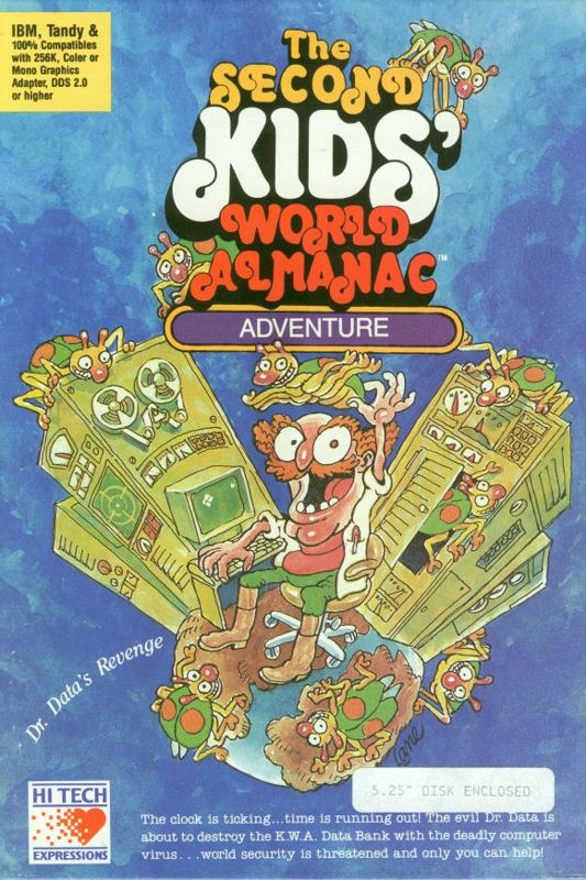 Front Cover for The Second Kids' World Almanac Adventure (DOS)