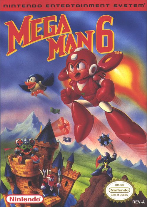 Front Cover for Mega Man 6 (NES)