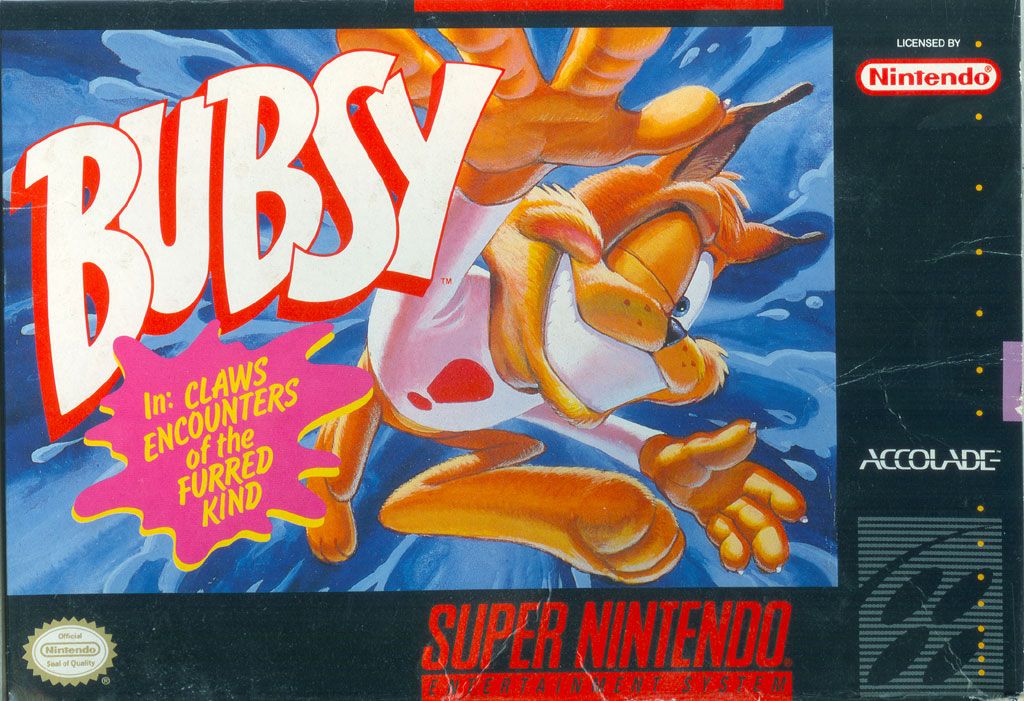 Front Cover for Bubsy in: Claws Encounters of the Furred Kind (SNES)