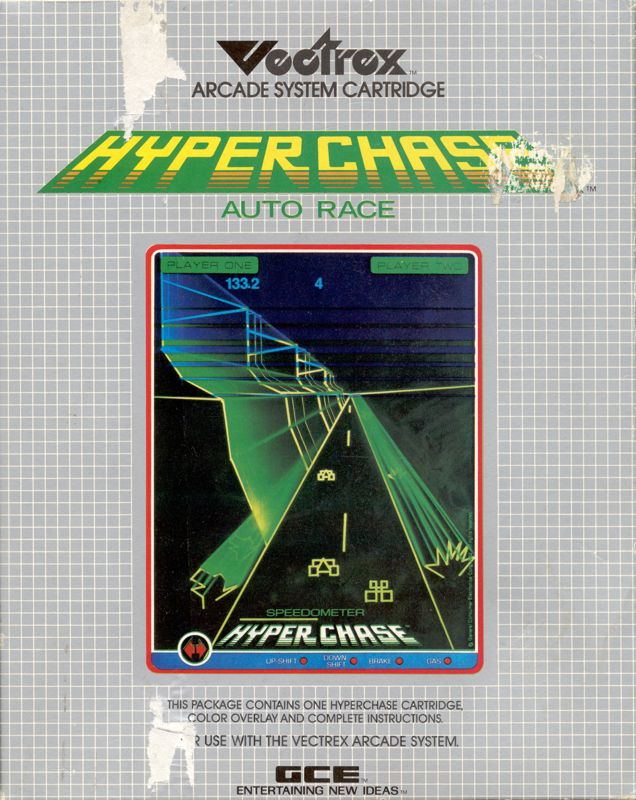 Front Cover for Hyperchase (Vectrex)