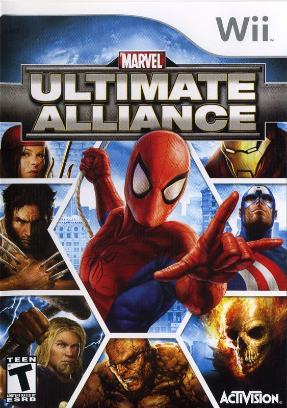 Front Cover for Marvel Ultimate Alliance (Wii)