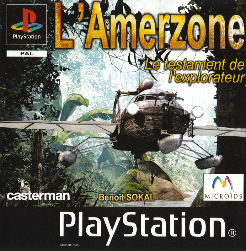 Front Cover for Amerzone: The Explorer's Legacy (PlayStation)