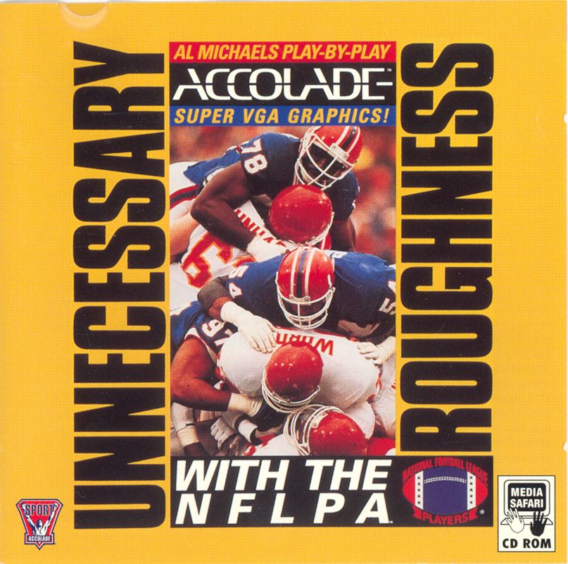 Front Cover for Unnecessary Roughness (DOS) (Media Safari release)