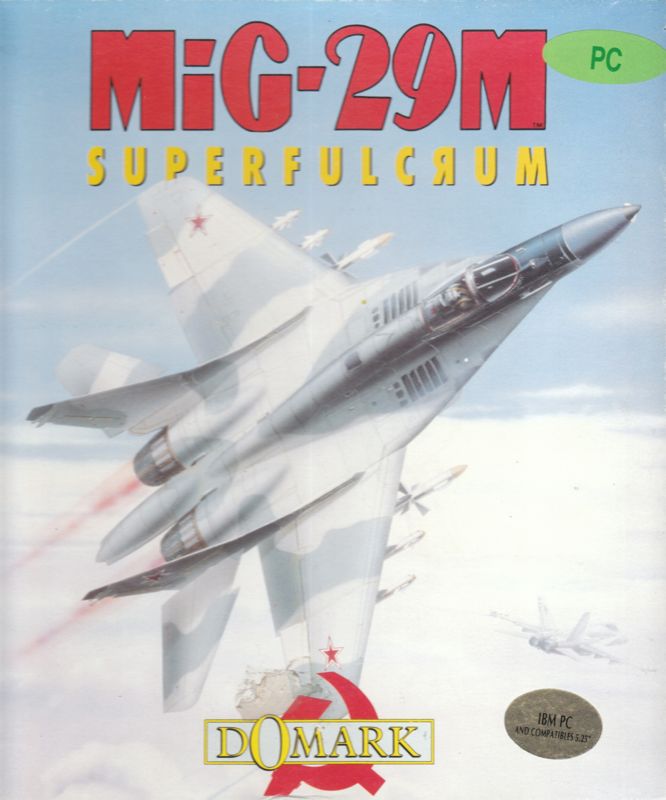 Front Cover for MiG-29M Super Fulcrum (DOS) (5.25" Disk release)