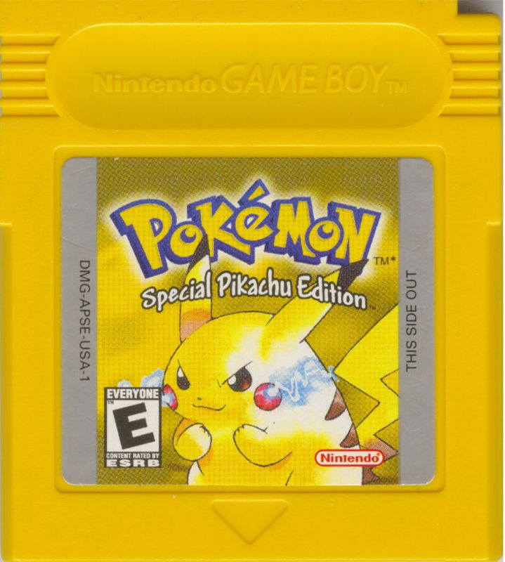 Pokémon Yellow Version: Special Pikachu Edition cover or packaging material  - MobyGames
