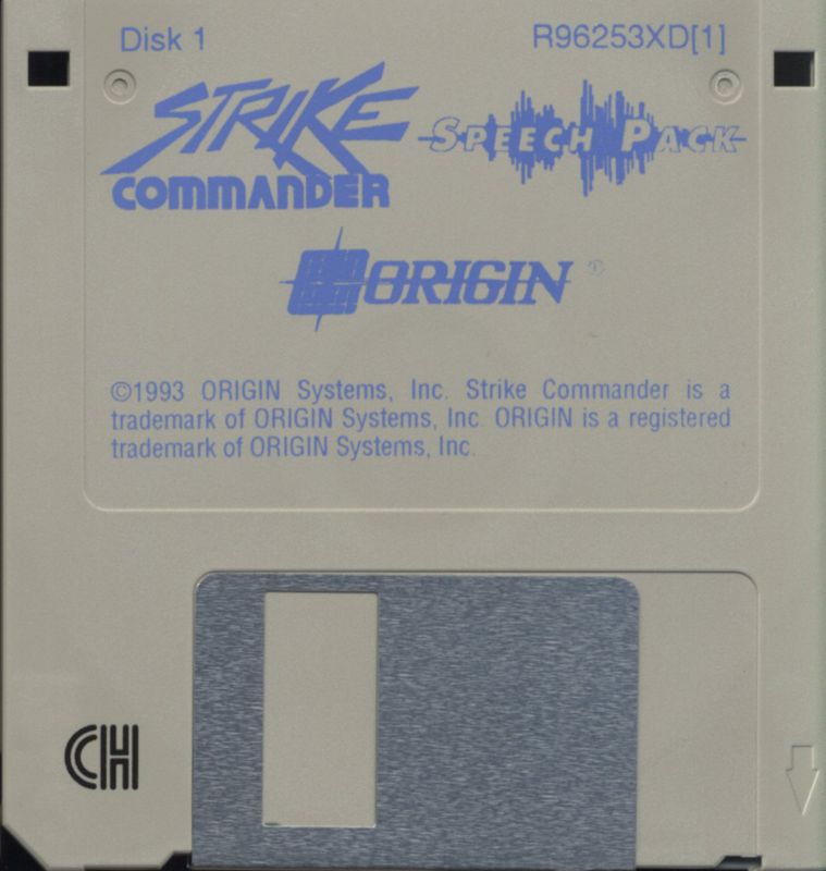 Media for Strike Commander: Speech Pack (DOS): Disk 1