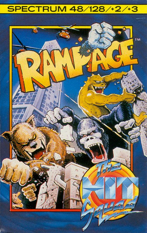 Front Cover for Rampage (ZX Spectrum) (Hit Squad Release)