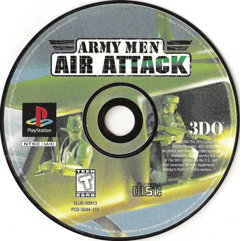 Media for Army Men: Air Attack (PlayStation)