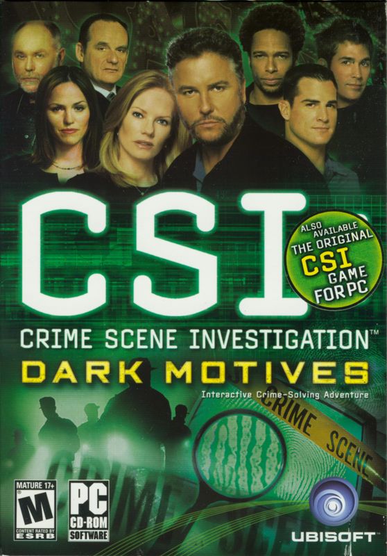 Front Cover for CSI: Crime Scene Investigation - Dark Motives (Windows)