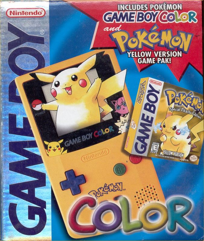 Pok Mon Yellow Version Special Pikachu Edition Cover Or Packaging Material Mobygames