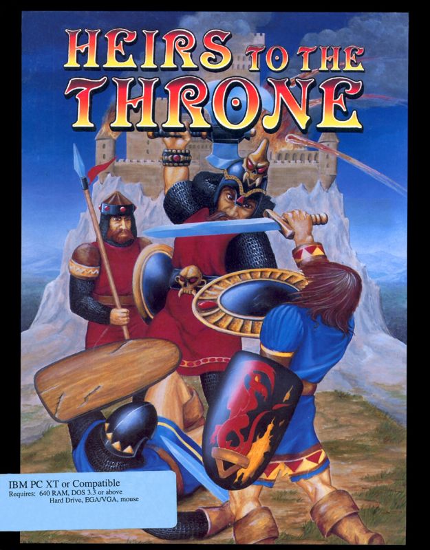 Front Cover for Heirs to the Throne (DOS)