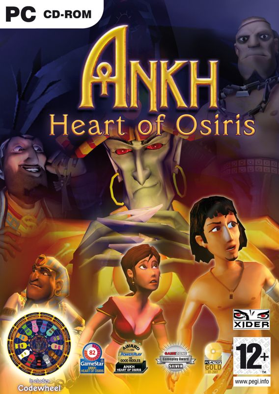 Front Cover for Ankh: Heart of Osiris (Windows)