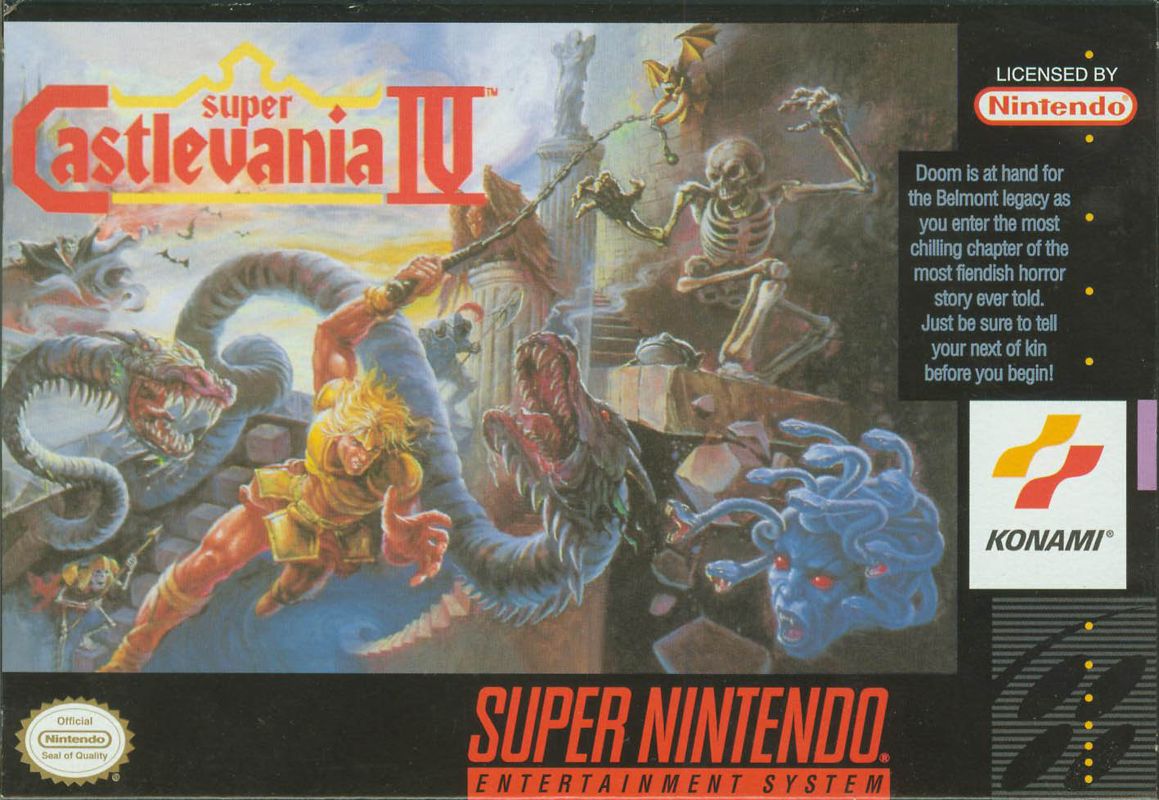 Front Cover for Super Castlevania IV (SNES)