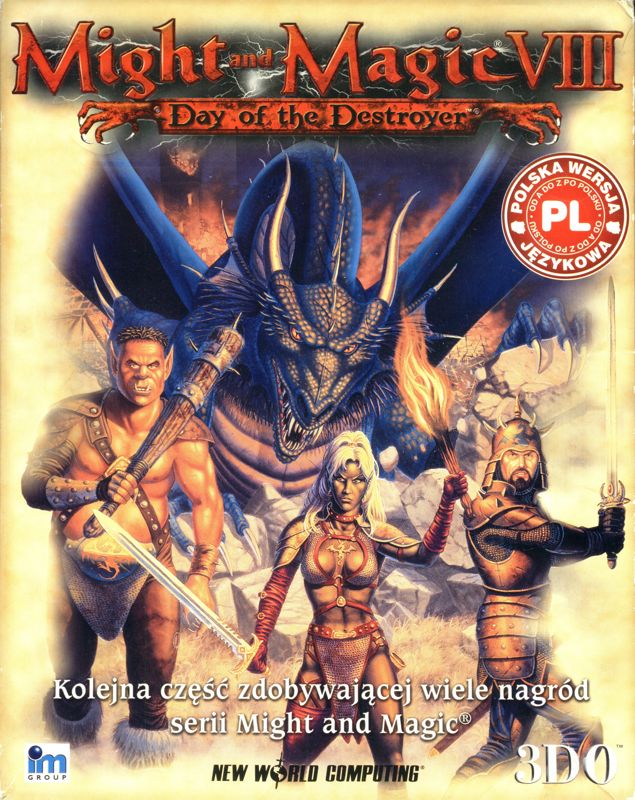 Front Cover for Might and Magic VIII: Day of the Destroyer (Windows)