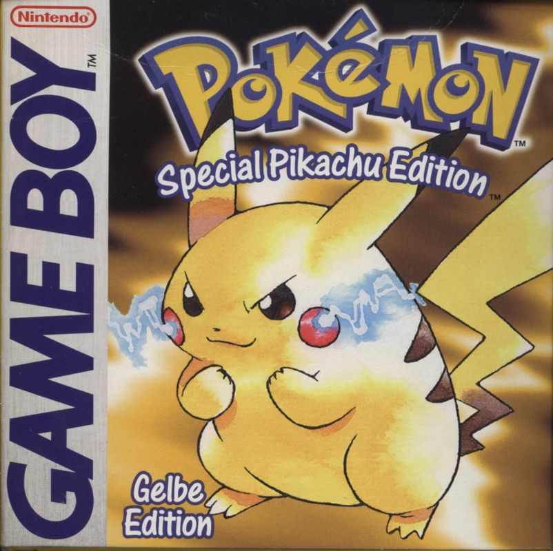 Front Cover for Pokémon Yellow Version: Special Pikachu Edition (Game Boy)