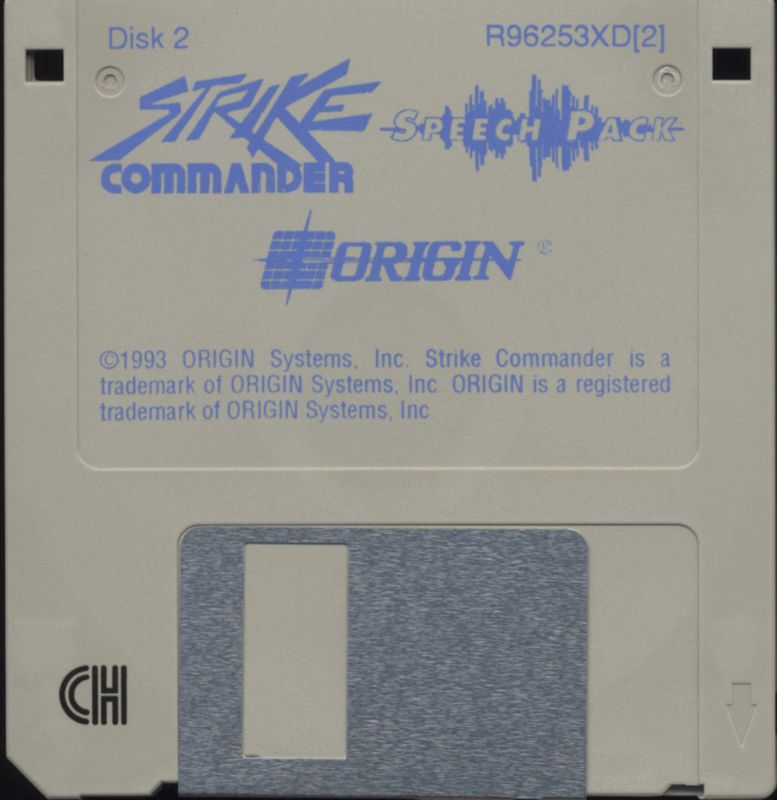 Media for Strike Commander: Speech Pack (DOS): Disk 2
