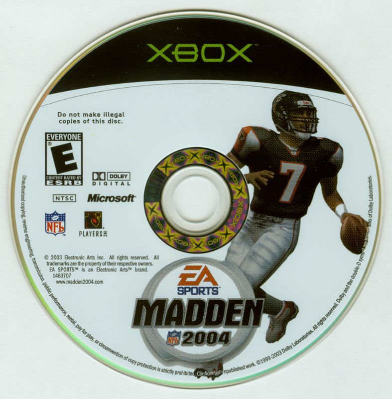 NINTENDO GAMECUBE MADDEN 2004 ORIGINAL COVER ART **NO GAME DISC INCLUDED**