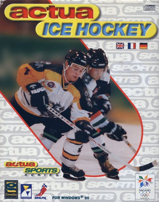 Front Cover for Actua Ice Hockey (Windows)