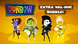 Front Cover for Runbow: Extra Val-Hue Bundle (Nintendo Switch) (download release)