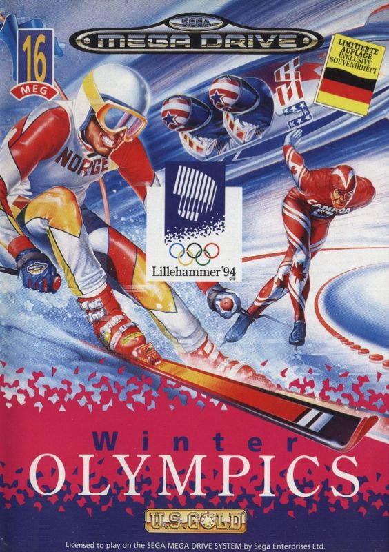 Front Cover for Winter Olympics: Lillehammer '94 (Genesis)