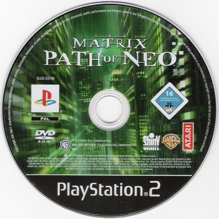 Media for The Matrix: Path of Neo (PlayStation 2)