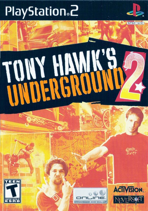 Front Cover for Tony Hawk's Underground 2 (PlayStation 2)