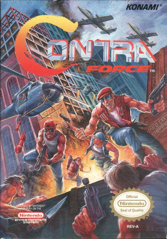 Front Cover for Contra Force (NES)